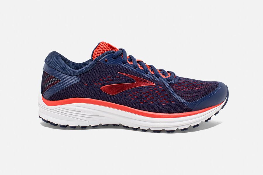 Zapatillas Running Brooks Aduro 6 Hombre Azules/Coral/Blancas Comprar JDKT92584